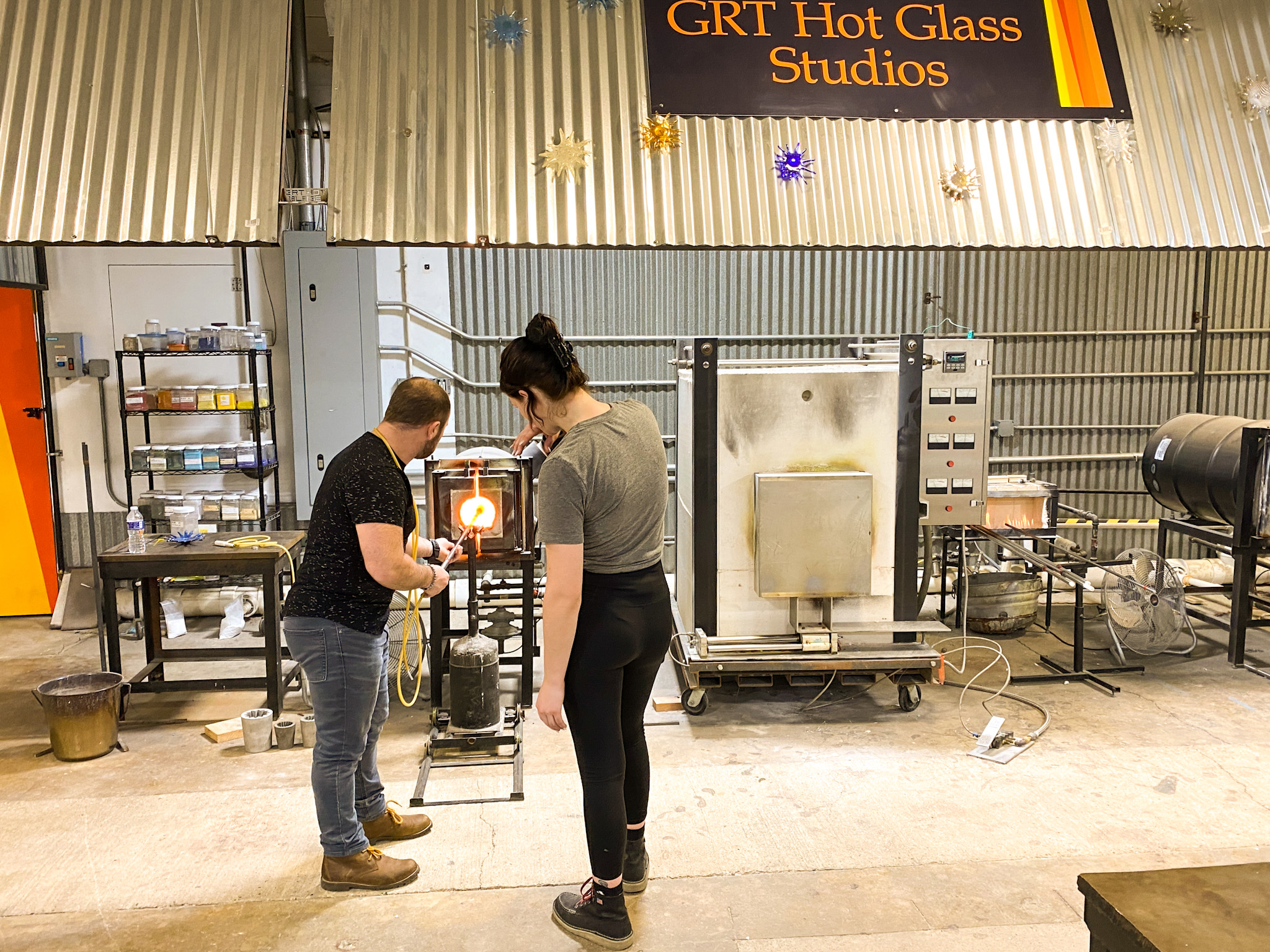 Private Glassblowing Lesson: The Hottest Date In Indy